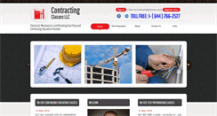 Desktop Screenshot of contractingclasses.com